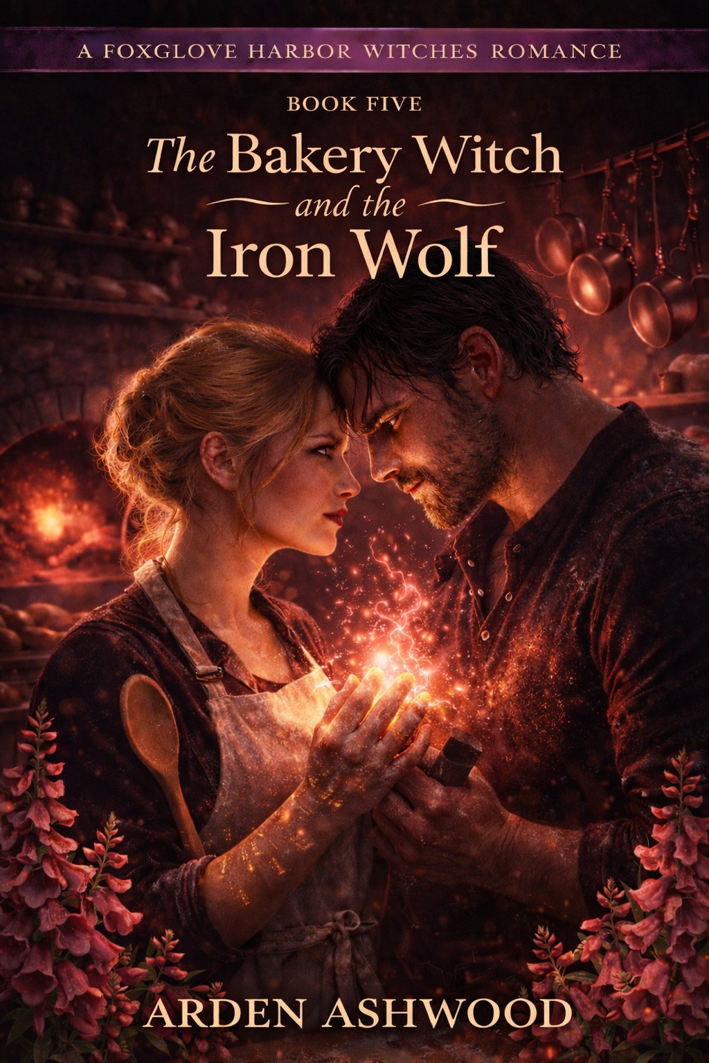 Cover of The Bakery Witch and the Iron Wolf by Arden Ashwood